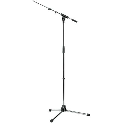 König & Meyer 210/8 Soporte de micrófono - Altura ajustable, brazo extensible, cromo König & Meyer 210/8 Soporte de micrófono - Altura ajustable, brazo extensible, cromo