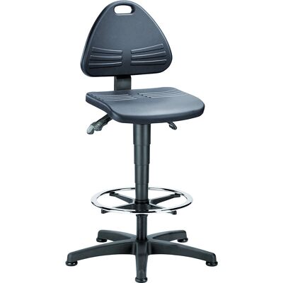 Chaise de Bureau Bimos - Siège pivotant ajustable en hauteur avec mousse PU - Noir - Chaise de Bureau - Publicité Chaise de Bureau Bimos - Siège pivotant ajustable en hauteur avec mousse PU - Noir - Chaise de Bureau - Publicité
