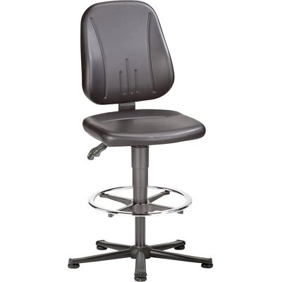 silla giratoria de trabajo ESD UNITEC - Piel sintética - Altura ajustable silla giratoria de trabajo ESD UNITEC - Piel sintética - Altura ajustable