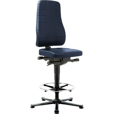 bimos All-In-One Bürostuhl - Blau, Drehbar, Höhenverstellbar bimos All-In-One Bürostuhl - Blau, Drehbar, Höhenverstellbar