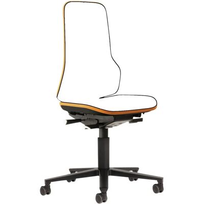 Silla de oficina Neon de Bimos - Mecánico sincrónico, Ajustable, Naranja Silla de oficina Neon de Bimos - Mecánico sincrónico, Ajustable, Naranja