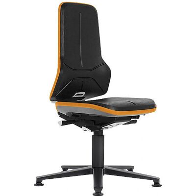 Silla de oficina ergonómica NEON de bimos con correa naranja - Silla de oficina Silla de oficina ergonómica NEON de bimos con correa naranja - Silla de oficina