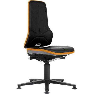 silla de oficina ergonómica bimos Neon - cuero sintético, naranja, ajustable silla de oficina ergonómica bimos Neon - cuero sintético, naranja, ajustable