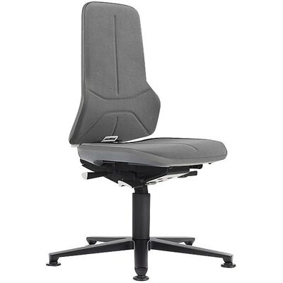 Sedia girevole da ufficio NEON ergonomica - Supertec, grigia, regolabile in altezza Sedia girevole da ufficio NEON ergonomica - Supertec, grigia, regolabile in altezza