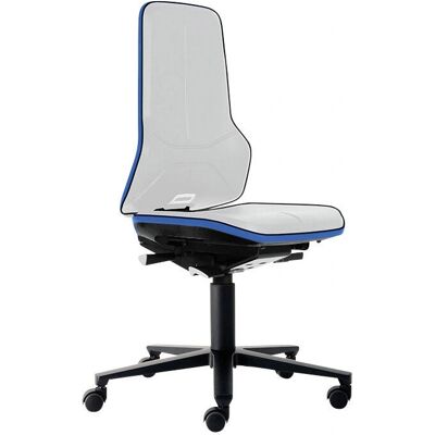 Bimos Basisstuhl ESD Neon 2 Blau mit Rollen und Synchrontechnik Bimos Basisstuhl ESD Neon 2 Blau mit Rollen und Synchrontechnik