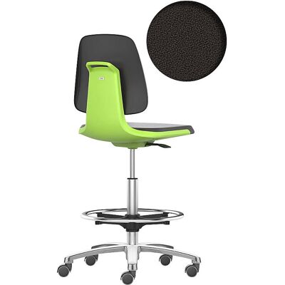 Silla de oficina LABSIT Alta con ruedas y anillo de apoyo Silla de oficina LABSIT Alta con ruedas y anillo de apoyo