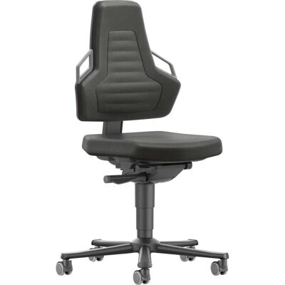 Chaise de bureau Nexxit Bimos - 2 Roulettes, Noir, Réglable, Ergonomique - Publicité Chaise de bureau Nexxit Bimos - 2 Roulettes, Noir, Réglable, Ergonomique - Publicité