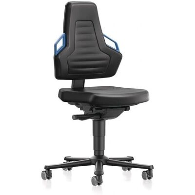 Sedia da ufficio Bimos Nexxit 2 - Girevole ergonomica con maniglie blu Sedia da ufficio Bimos Nexxit 2 - Girevole ergonomica con maniglie blu