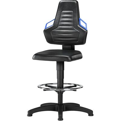 sedia girevole da ufficio con manico, tacchetti e anello di supporto - Sedia da ufficio sedia girevole da ufficio con manico, tacchetti e anello di supporto - Sedia da ufficio