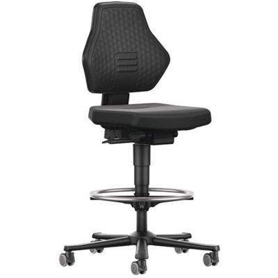 Sedia Operativa Bimos - Altezza regolabile 610-890mm, Nera Sedia Operativa Bimos - Altezza regolabile 610-890mm, Nera
