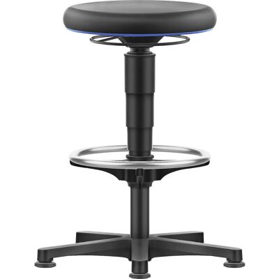 bimos Allround Hocker mit Blauem Ring & PU-Schaum - Hocker bimos Allround Hocker mit Blauem Ring & PU-Schaum - Hocker