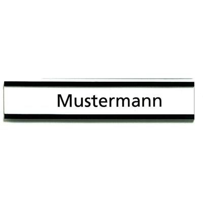 Franken Magnetisk Etikettshållare - Brun - 75x15mm - Magnetisk - Förskuren - Pack av 10 Franken Magnetisk Etikettshållare - Brun - 75x15mm - Magnetisk - Förskuren - Pack av 10