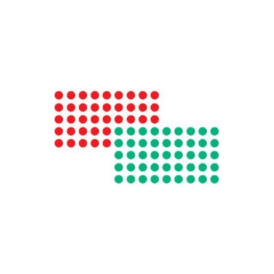 Franken UMZ P19/12 Zelfklevend Label Rond Verwijderbaar Groen, Rood Franken UMZ P19/12 Zelfklevend Label Rond Verwijderbaar Groen, Rood