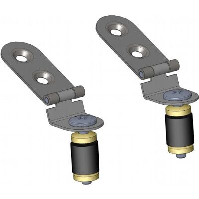 Hamberger Mediano Vervangingsbevestigingset - Bevestigingsset voor urinal deksel Hamberger Mediano Vervangingsbevestigingset - Bevestigingsset voor urinal deksel