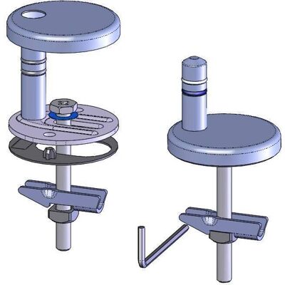 Haro BVO-Inox-Scharnier 30mm Drehpunkt - SoftClose Haro BVO-Inox-Scharnier 30mm Drehpunkt - SoftClose