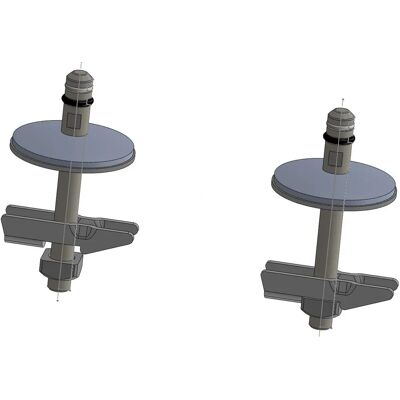 Haro 409466 Charnière SoftClose Inox - Design plat - Hauteur 19mm - Publicité Haro 409466 Charnière SoftClose Inox - Design plat - Hauteur 19mm - Publicité