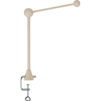 Hess 10251 Natürlicher Holz Mobilehalter für Babybett Hess 10251 Natürlicher Holz Mobilehalter für Babybett