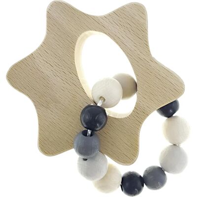Hess Holz - Greifrassel Star - Holz - 85x50x110mm - Rassel Hess Holz - Greifrassel Star - Holz - 85x50x110mm - Rassel