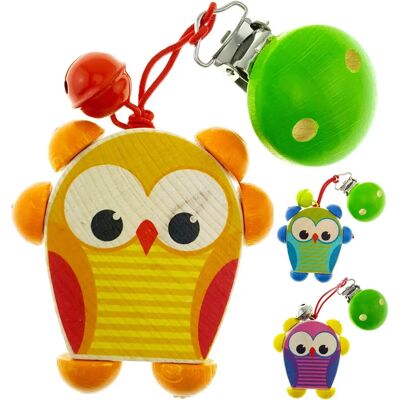 Hess Baby Spielzeug - Holz Eule Clip - Baby Spielzeug ab 6 Monaten Hess Baby Spielzeug - Holz Eule Clip - Baby Spielzeug ab 6 Monaten