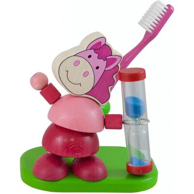 Hess 14577 Child's Sand Timer Wooden Figurine - Toothbrush Hess 14577 Child's Sand Timer Wooden Figurine - Toothbrush