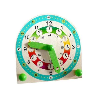 Hess 14659 Holz Lernuhr - Pädagogisches Spielzeug für Kinder Hess 14659 Holz Lernuhr - Pädagogisches Spielzeug für Kinder