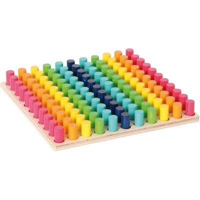 HESS 14866 - Holzspielzeug Drehspiel mit 121 Stiften - Spielzeug HESS 14866 - Holzspielzeug Drehspiel mit 121 Stiften - Spielzeug