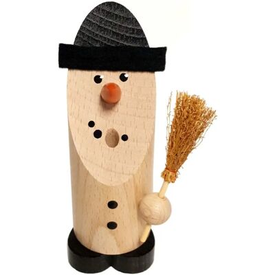Support à Encens Bonhomme de Neige Hess - Figurine de Noël en Bois Support à Encens Bonhomme de Neige Hess - Figurine de Noël en Bois