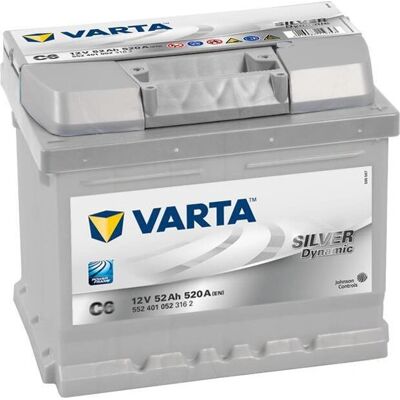 VARTA Silver Dynamic 12V 52Ah C6 VARTA Silver Dynamic 12V 52Ah C6