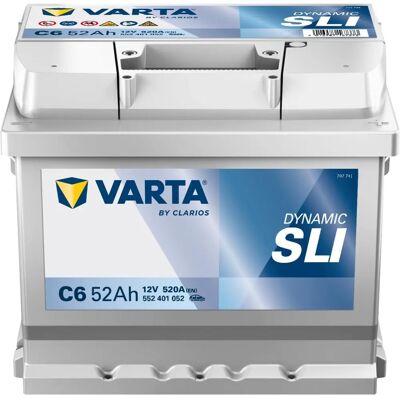 VARTA Silver Dynamic 12V 52Ah C6 VARTA Silver Dynamic 12V 52Ah C6