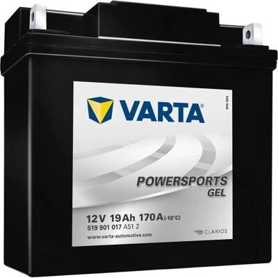 Batterie moto gel Varta 519901017 - 12V 19Ah 170A - Publicité Batterie moto gel Varta 519901017 - 12V 19Ah 170A - Publicité