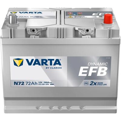 VARTA Blue Dynamic EFB 12V 72Ah N72 VARTA Blue Dynamic EFB 12V 72Ah N72