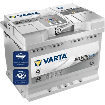 VARTA A8 Silver Dynamic AGM 12V 60Ah VARTA A8 Silver Dynamic AGM 12V 60Ah