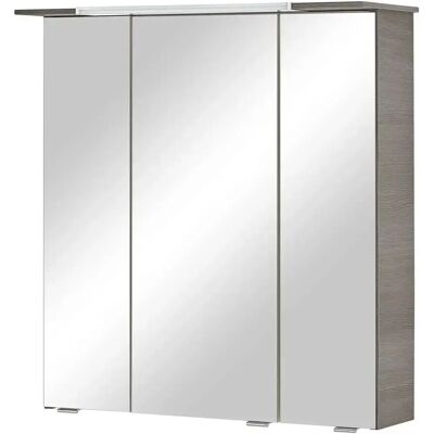 Smart Onda Spiegelschrank - LED-Beleuchtung, Große Spiegeltüren - Badschrank Smart Onda Spiegelschrank - LED-Beleuchtung, Große Spiegeltüren - Badschrank