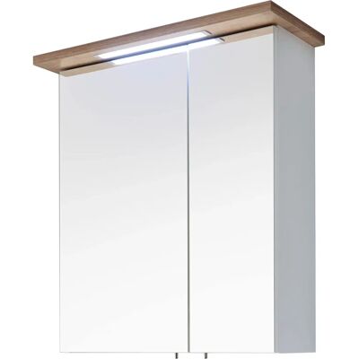 Pelipal Quickset 923/947 Weiß Glanz / Riviera Eiche Spiegelschrank - Spiegelkasten Pelipal Quickset 923/947 Weiß Glanz / Riviera Eiche Spiegelschrank - Spiegelkasten