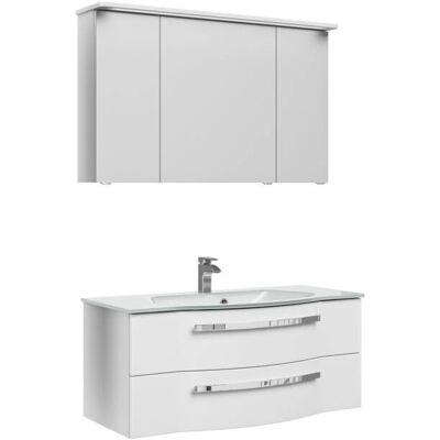 Pelipal Modell 4005 Badezimmer-Set mit Spiegelschrank & LED-Leuchte Pelipal Modell 4005 Badezimmer-Set mit Spiegelschrank & LED-Leuchte