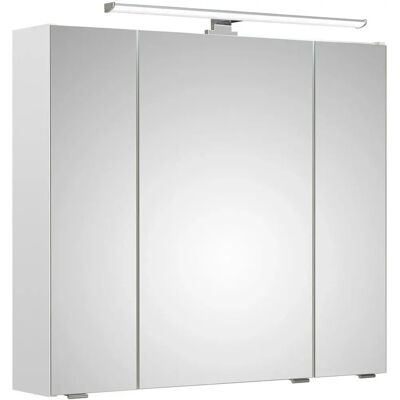 Pelipal Jessi II Fehér Tükörszekrény - 3 Üvegajtó - 80x70 cm Pelipal Jessi II Fehér Tükörszekrény - 3 Üvegajtó - 80x70 cm
