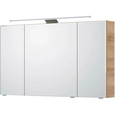 Pelipal 6005 Sprint Spiegelschrank - Riviera Eiche - 3 Türen - LED-Beleuchtung Pelipal 6005 Sprint Spiegelschrank - Riviera Eiche - 3 Türen - LED-Beleuchtung