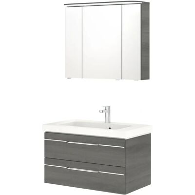 Pelipal Balto Sprint Badezimmermöbel-Set - Waschbecken, Spiegelschrank, Schrank Pelipal Balto Sprint Badezimmermöbel-Set - Waschbecken, Spiegelschrank, Schrank
