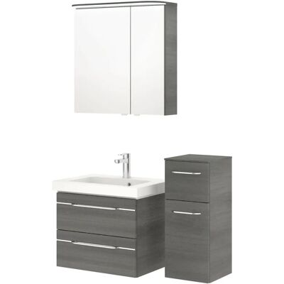 Pelipal Balto Sprint Badezimmer-Set - Waschtisch, Spiegel, Highboard Pelipal Balto Sprint Badezimmer-Set - Waschtisch, Spiegel, Highboard