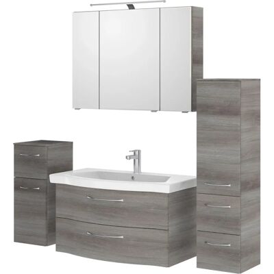 Pelipal Serie 6005 Sprint Badezimmer-Set - Keramikwaschtisch, Spiegelschrank, Beleuchtung Pelipal Serie 6005 Sprint Badezimmer-Set - Keramikwaschtisch, Spiegelschrank, Beleuchtung