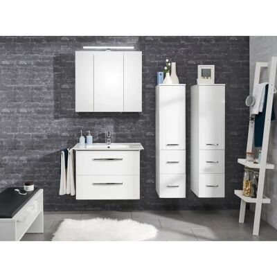 Pelipal Serie 3006 Spiegelschrank - 3-türig, 80 cm, mit LED-Aufsatzleuchte Pelipal Serie 3006 Spiegelschrank - 3-türig, 80 cm, mit LED-Aufsatzleuchte