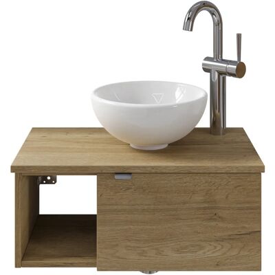 Pelipal Serie 6915 Komplett-Set Badezimmer - Halifax Eiche quer Nachbildung - Wandmontage Pelipal Serie 6915 Komplett-Set Badezimmer - Halifax Eiche quer Nachbildung - Wandmontage