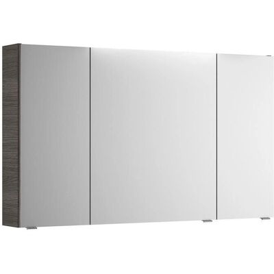 Calmoquick Grauer Spiegelschrank - 120x70.3x17cm - Bad-Wandschrank Calmoquick Grauer Spiegelschrank - 120x70.3x17cm - Bad-Wandschrank