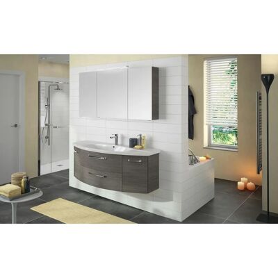 Calmoquick Spiegelschrank - Grau - 140x70.3x17cm - Badezimmermöbel Calmoquick Spiegelschrank - Grau - 140x70.3x17cm - Badezimmermöbel