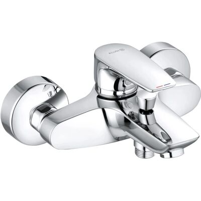 Kludi Pure&Solid Wandmontierter Badarmatur - Wannen- und Brausemischer Kludi Pure&Solid Wandmontierter Badarmatur - Wannen- und Brausemischer