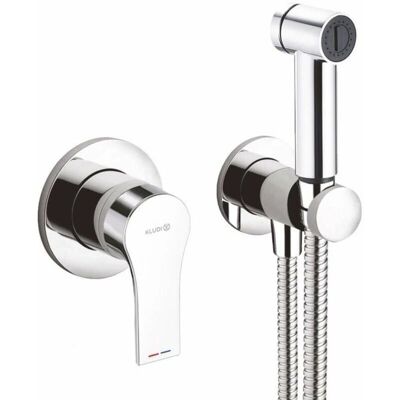 Kludi Zenta SL Montaj de bidet pe perete cu set de duș, cromat Kludi Zenta SL Montaj de bidet pe perete cu set de duș, cromat