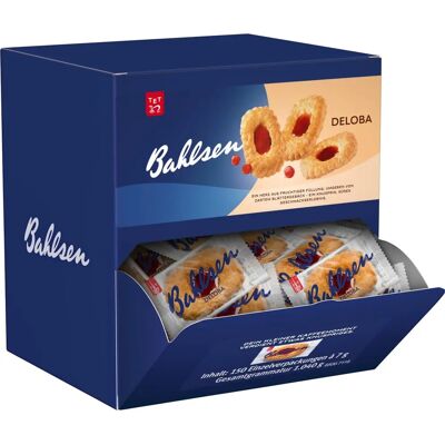 Bahlsen Deloba Kekse mit Fruchtfüllung - Präsentator Bahlsen Deloba Kekse mit Fruchtfüllung - Präsentator