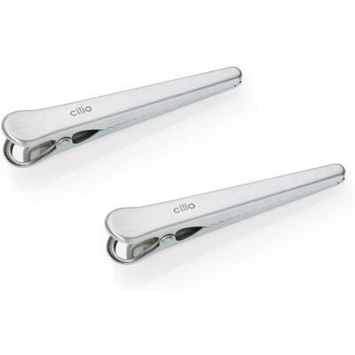 Cilio - 201468 - 11.5 cm - 2 pezzi - Clip sigillante per sacchetti Cilio - 201468 - 11.5 cm - 2 pezzi - Clip sigillante per sacchetti