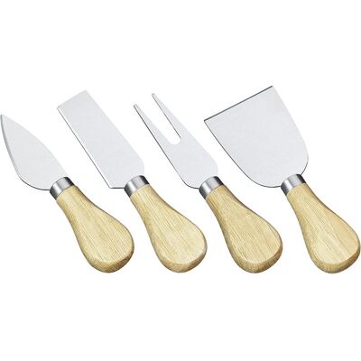 Set di 4 coltelli per formaggio in acciaio inossidabile Cilio Set di 4 coltelli per formaggio in acciaio inossidabile Cilio