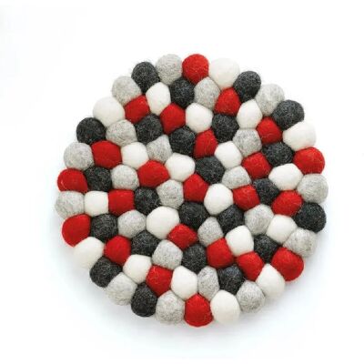 Cilio - Lana Grigio - rouge - 21 cm - trivet - Publicité Cilio - Lana Grigio - rouge - 21 cm - trivet - Publicité